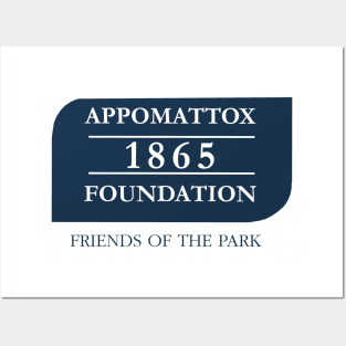 1865 Foundation Logo (blue) Posters and Art